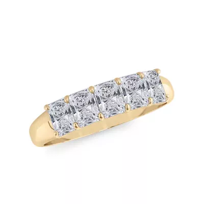 Radiant Cut Diamond 5 Stone Ring (1.00 ct. tw.)