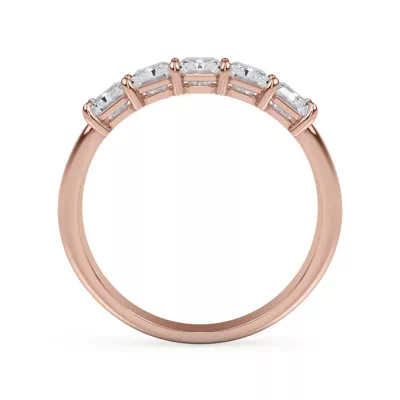 Radiant Cut Lab Diamond 5 Stone Ring (1.50 ct. tw.)