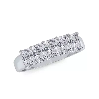Radiant Cut Lab Diamond 5 Stone Ring (1.50 ct. tw.)