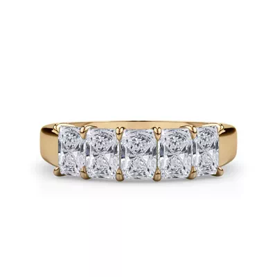 Radiant Cut Lab Diamond 5 Stone Ring (1.50 ct. tw.)