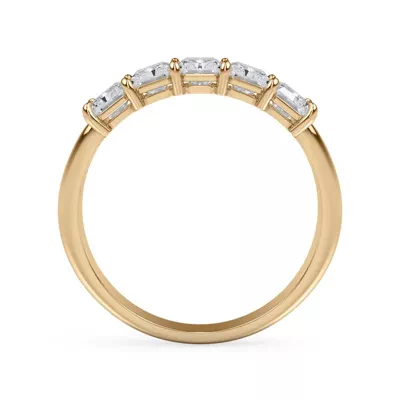 Radiant Cut Lab Diamond 5 Stone Ring (1.50 ct. tw.)