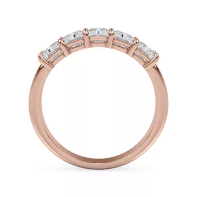 Radiant Cut Lab Diamond 5 Stone Ring (2.00 ct. tw.)