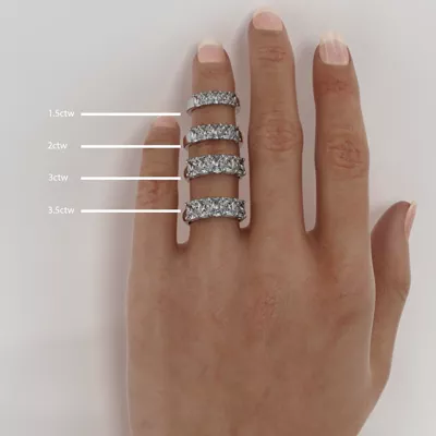 Radiant Cut Diamond 5 Stone Ring (2.00 ct. tw.)
