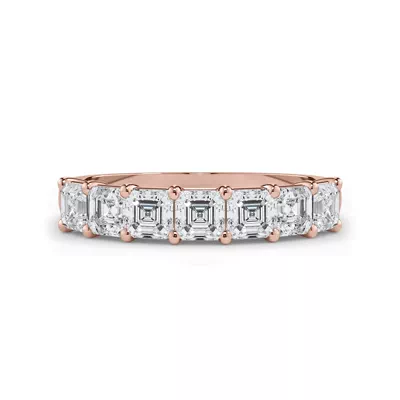 Asscher Cut Lab Diamond 7 Stone Ring (1.00 ct. tw.)