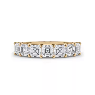Asscher Cut Lab Diamond 7 Stone Ring (1.50 ct. tw.)