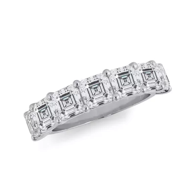 Asscher Cut Lab Diamond 7 Stone Ring (3.00 ct. tw.)