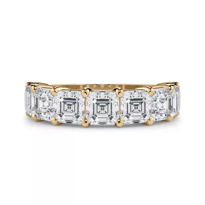Asscher Cut Lab Diamond 7 Stone Ring (3.50 ct. tw.)