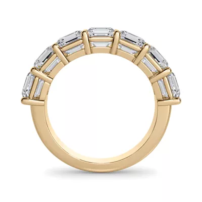 Asscher Cut Lab Diamond 7 Stone Ring (3.50 ct. tw.)