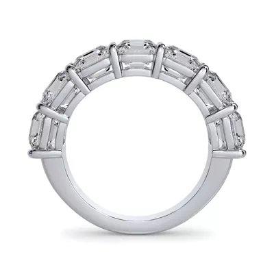 Asscher Cut Lab Diamond 7 Stone Ring (5.00 ct. tw.)