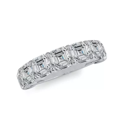 Asscher Cut Lab Diamond 7 Stone Ring (5.00 ct. tw.)