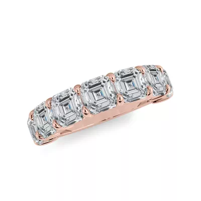Asscher Cut Diamond 7 Stone Ring (5.00 ct. tw.)