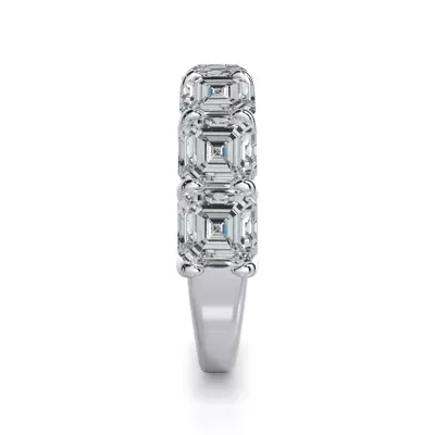 Asscher Cut Diamond 7 Stone Ring (5.00 ct. tw.)