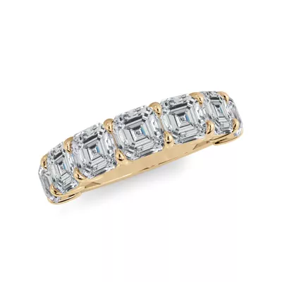 Asscher Cut Diamond 7 Stone Ring (5.00 ct. tw.)