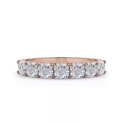 Cushion Cut Lab Diamond 7 Stone Ring (1.50 ct. tw.)