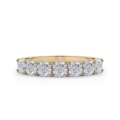Cushion Cut Lab Diamond 7 Stone Ring (1.50 ct. tw.)