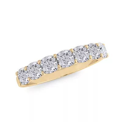 Cushion Cut Lab Diamond 7 Stone Ring (1.50 ct. tw.)