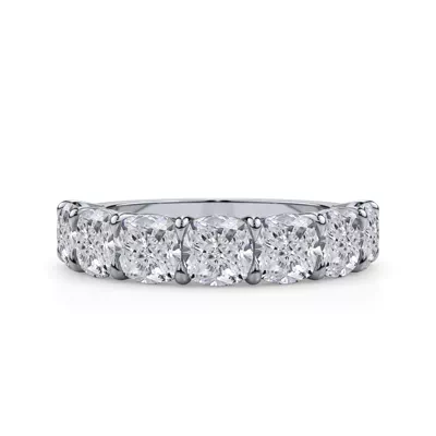Cushion Cut Lab Diamond 7 Stone Ring (3.50 ct. tw.)