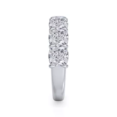 Cushion Cut Lab Diamond 7 Stone Ring (3.50 ct. tw.)