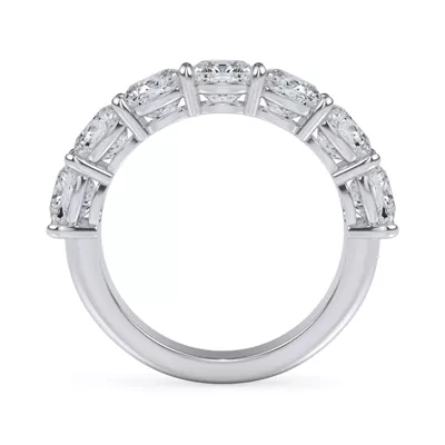 Cushion Cut Lab Diamond 7 Stone Ring (3.50 ct. tw.)