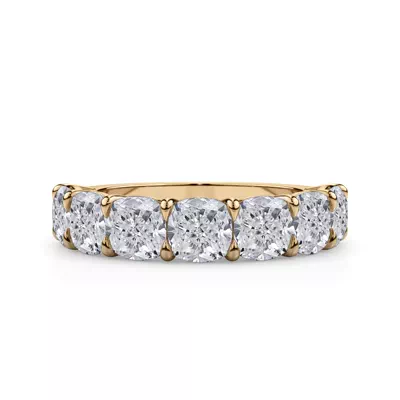 Cushion Cut Lab Diamond 7 Stone Ring (3.50 ct. tw.)
