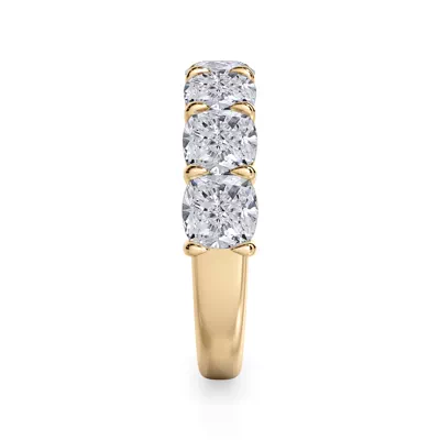 Cushion Cut Lab Diamond 7 Stone Ring (3.50 ct. tw.)