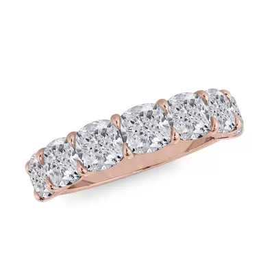Cushion Cut Diamond 7 Stone Ring (3.50 ct. tw.)