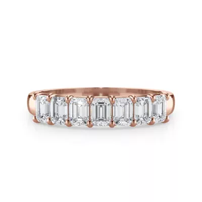 Emerald Cut Lab Diamond 7 Stone Ring (1.00 ct. tw.)
