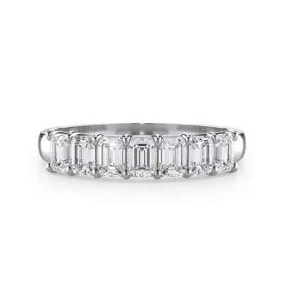 Emerald Cut Diamond 7 Stone Ring (1.00 ct. tw.)