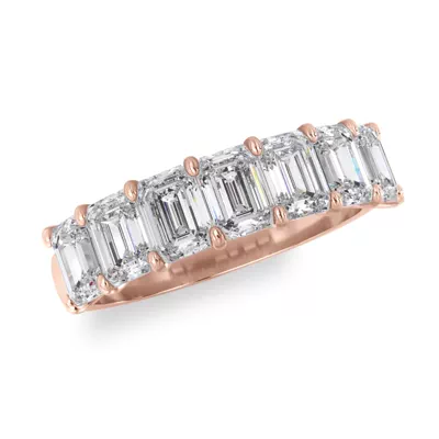 Emerald Cut Diamond 7 Stone Ring (2.00 ct. tw.)