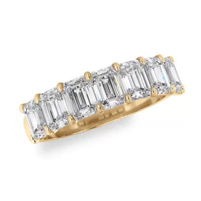 Emerald Cut Diamond 7 Stone Ring (2.00 ct. tw.)