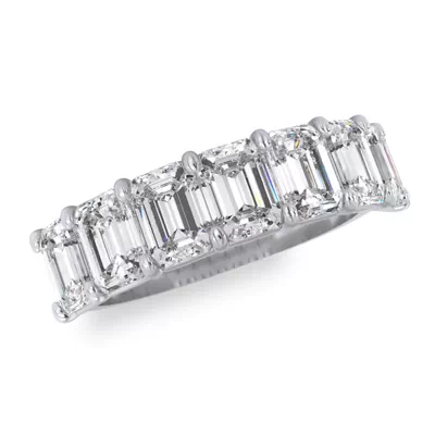 Emerald Cut Lab Diamond 7 Stone Ring (3.00 ct. tw.)