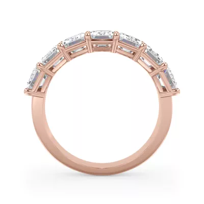 Emerald Cut Lab Diamond 7 Stone Ring (3.50 ct. tw.)