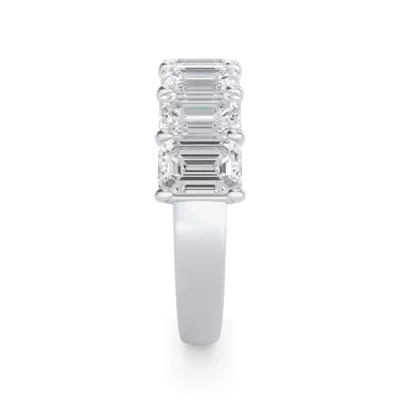 Emerald Cut Lab Diamond 7 Stone Ring (3.50 ct. tw.)