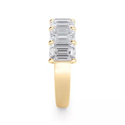 Emerald Cut Lab Diamond 7 Stone Ring (3.50 ct. tw.)