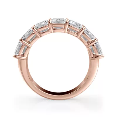 Emerald Cut Lab Diamond 7 Stone Ring (5.00 ct. tw.)