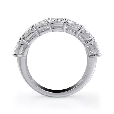 Emerald Cut Lab Diamond 7 Stone Ring (5.00 ct. tw.)