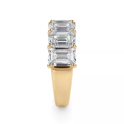 Emerald Cut Diamond 7 Stone Ring (5.00 ct. tw.)