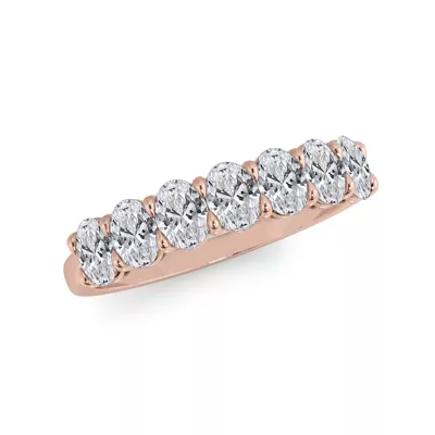 Oval Cut Lab Diamond 7 Stone Ring (1.00 ct. tw.)