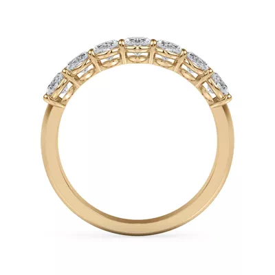 Oval Cut Lab Diamond 7 Stone Ring (1.50 ct. tw.)
