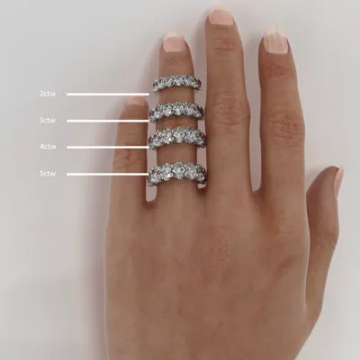 Oval Cut Diamond 7 Stone Ring (1.50 ct. tw.)