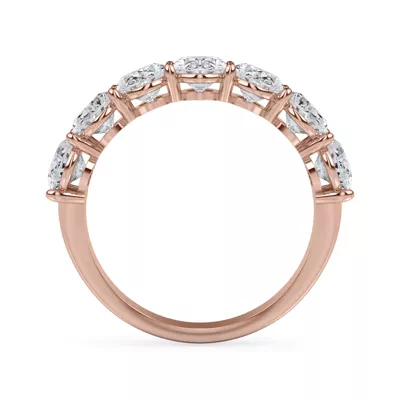 Oval Cut Lab Diamond 7 Stone Ring (3.00 ct. tw.)