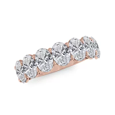 Oval Cut Lab Diamond 7 Stone Ring (3.00 ct. tw.)