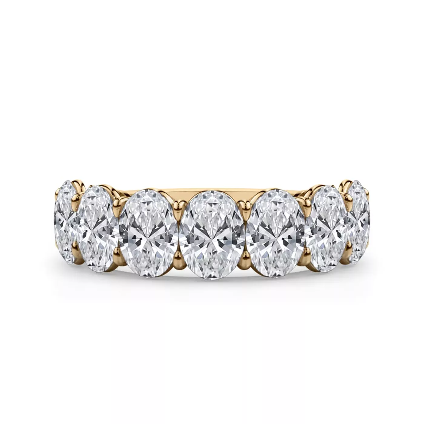 Oval Cut Lab Diamond 7 Stone Ring (3.00 ct. tw.)