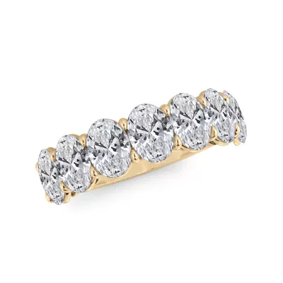 Oval Cut Lab Diamond 7 Stone Ring (3.00 ct. tw.)