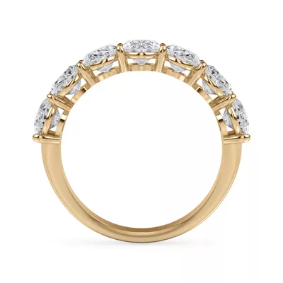 Oval Cut Diamond 7 Stone Ring (3.00 ct. tw.)