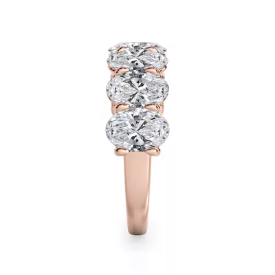 Oval Cut Lab Diamond 7 Stone Ring (3.50 ct. tw.)