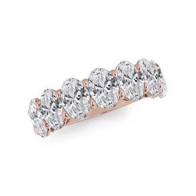 Oval Cut Lab Diamond 7 Stone Ring (3.50 ct. tw.)