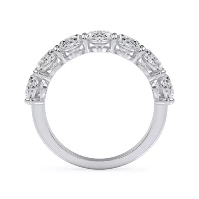 Oval Cut Lab Diamond 7 Stone Ring (3.50 ct. tw.)