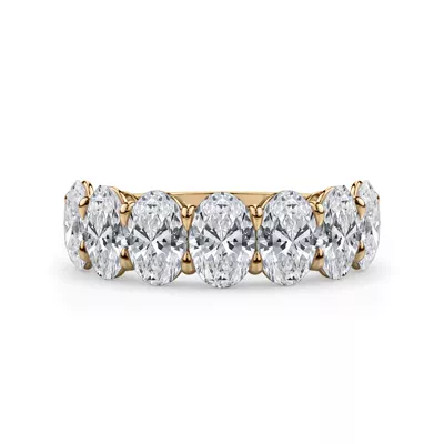 Oval Cut Lab Diamond 7 Stone Ring (3.50 ct. tw.)