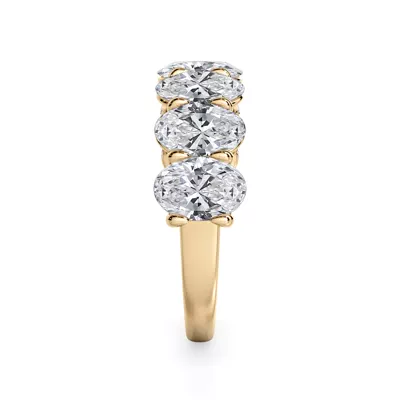 Oval Cut Lab Diamond 7 Stone Ring (3.50 ct. tw.)